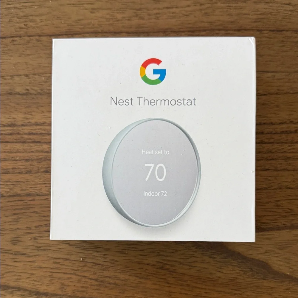 Google Nest Thermostat - Silver